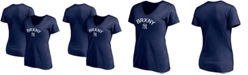 Fanatics Women's Navy New York Yankees Hometown V-Neck T-shirt